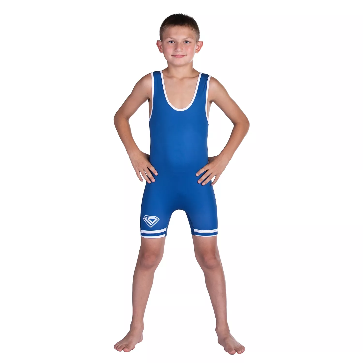 Wrestling Singlet by KO Sports Gear: KO CLASSIC – BLUE - Image 3