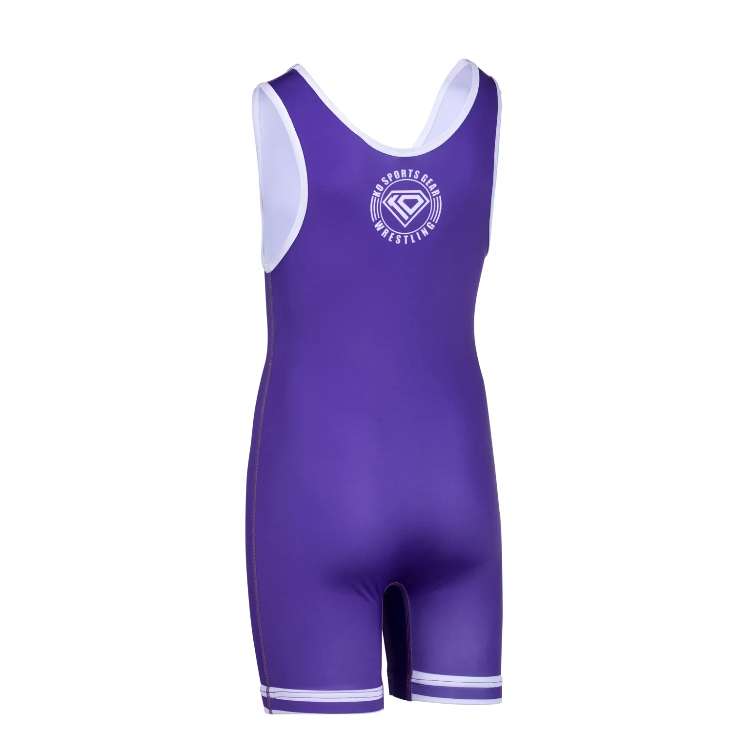 Wrestling Singlet by KO Sports Gear: KO CLASSIC – PURPLE - Image 2