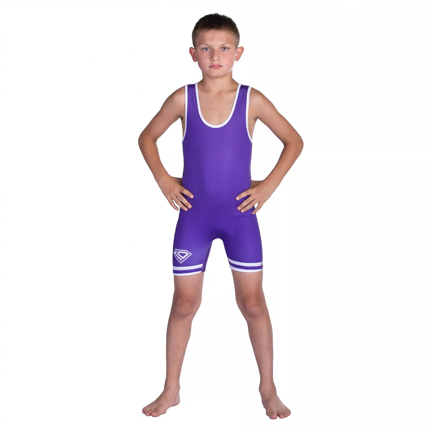 Wrestling Singlet by KO Sports Gear: KO CLASSIC – PURPLE - Image 3