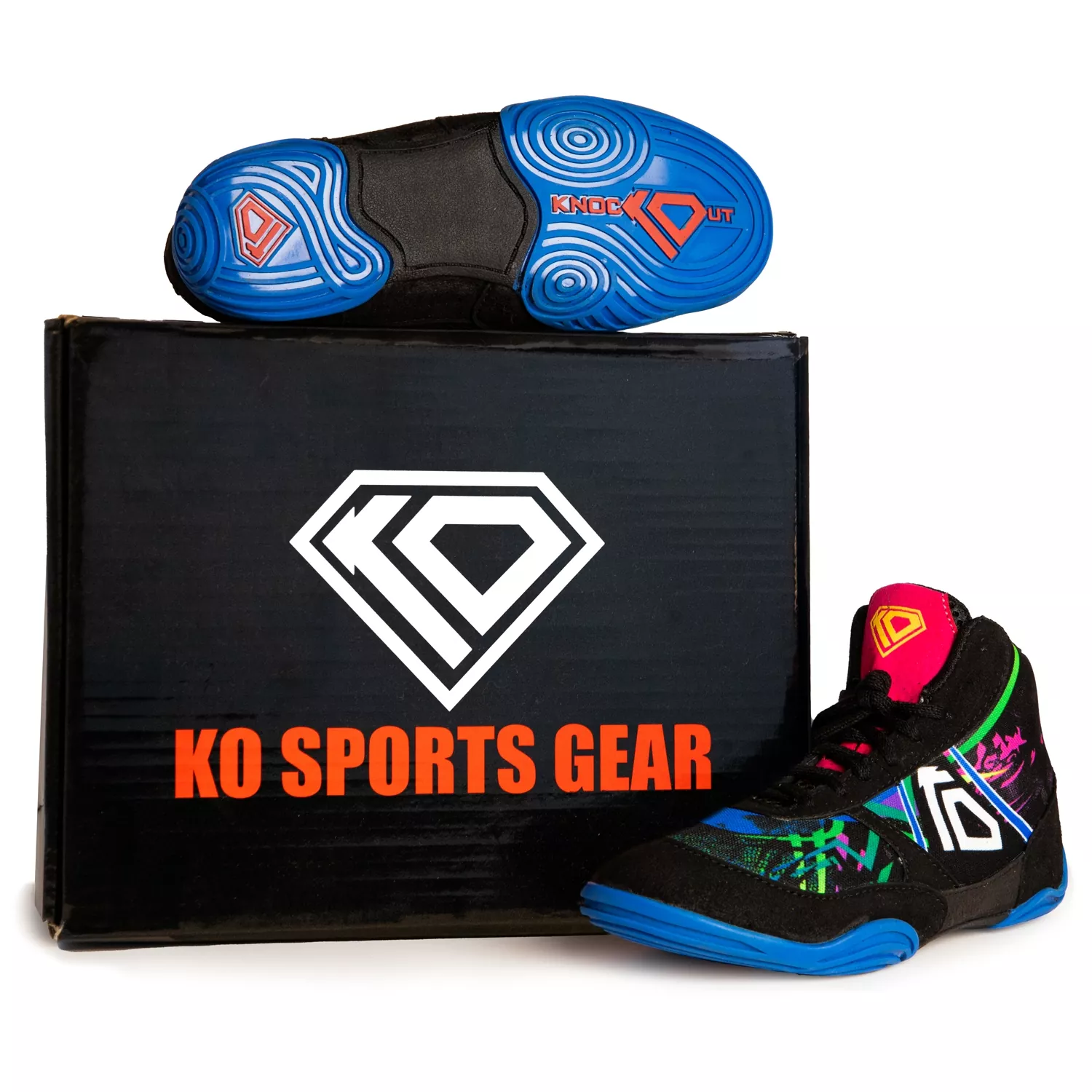 Wrestling Shoes by KO Sports Gear – (KO1) MULTI COLOR - Image 4