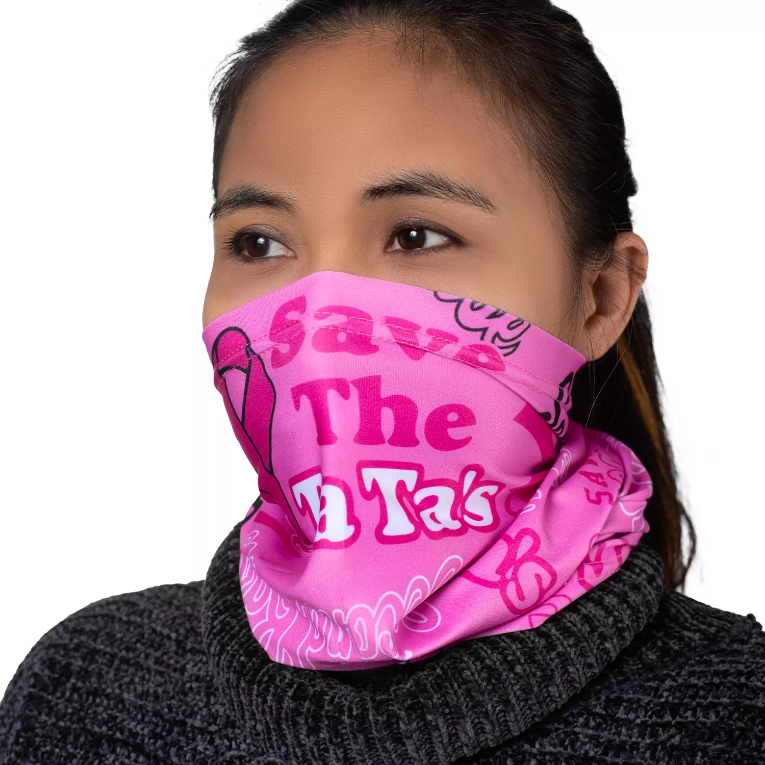 KO Sports Gear's Breast Cancer Face Shield - Image 3