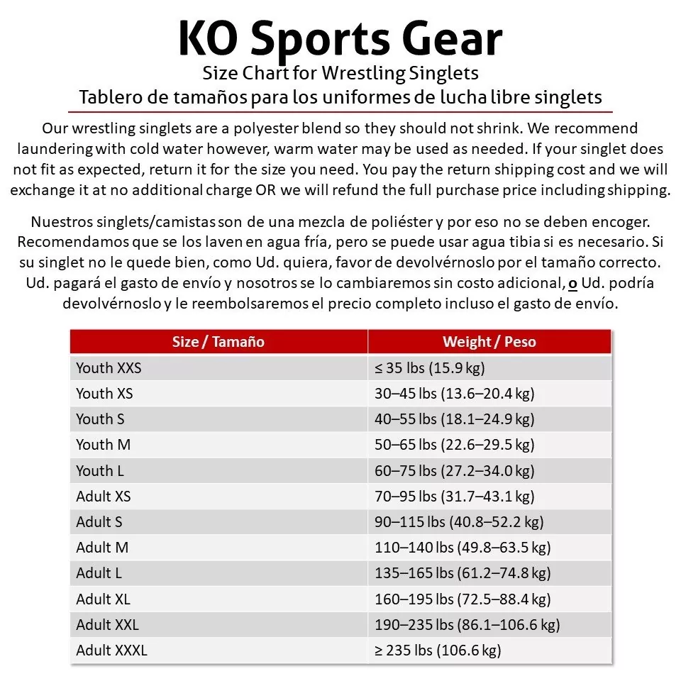 Wrestling Singlet by KO Sports Gear: PINK ARROW - CLOSEOUT PRICED - Image 2