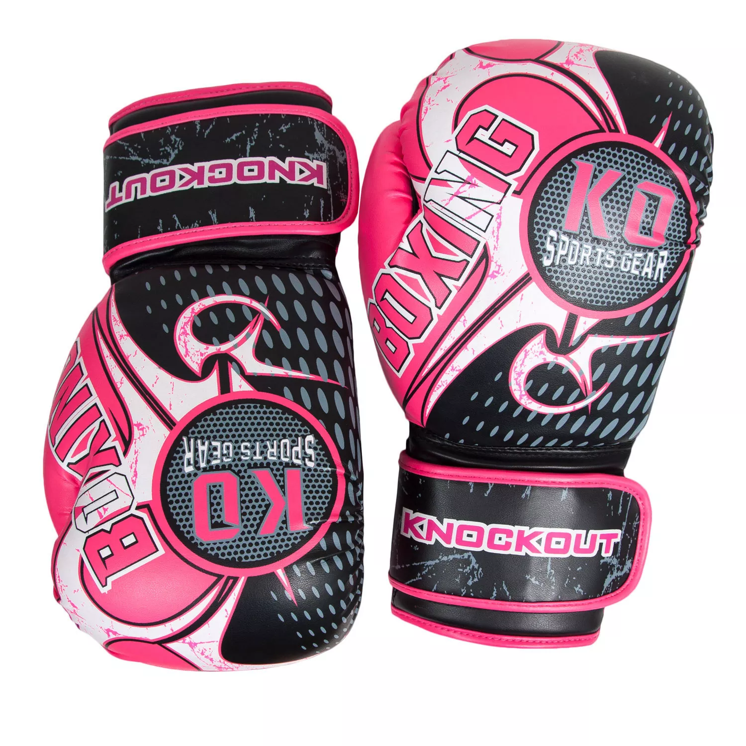Pink Boxing Gloves by KO Sports Gear