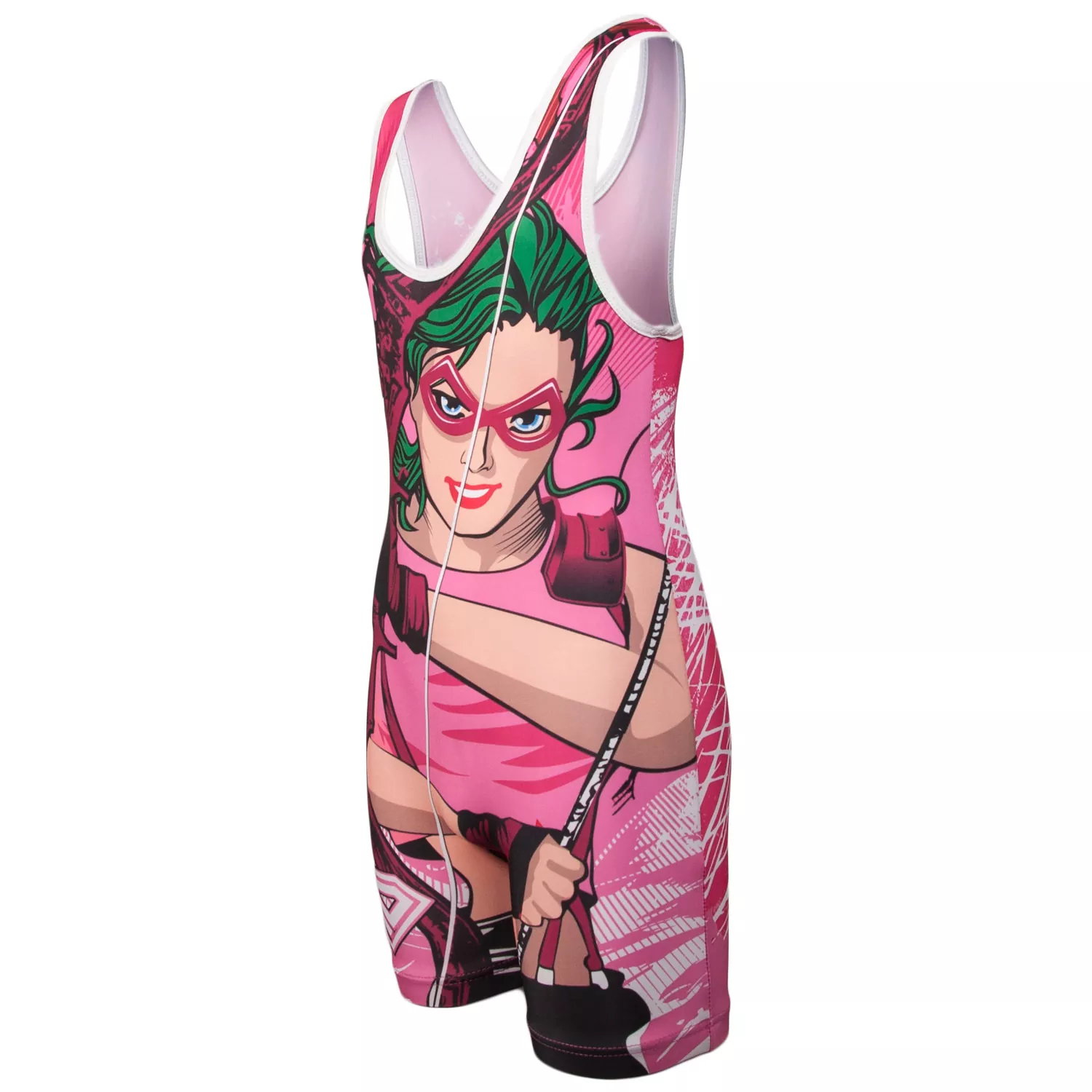 Pink Arrow Wrestling Singlet by KO Sports Gear