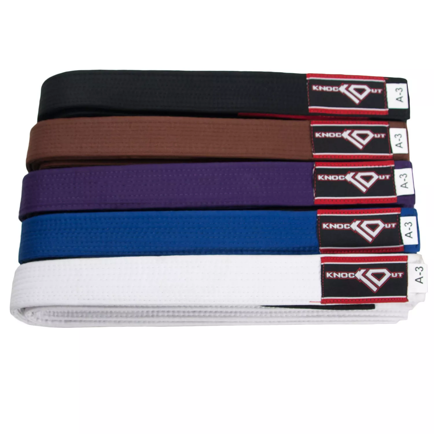 BJJ Brazilian Jiu Jitsu Brown Gi Belt by KO Sports Gear – 100% Cotton - Image 2