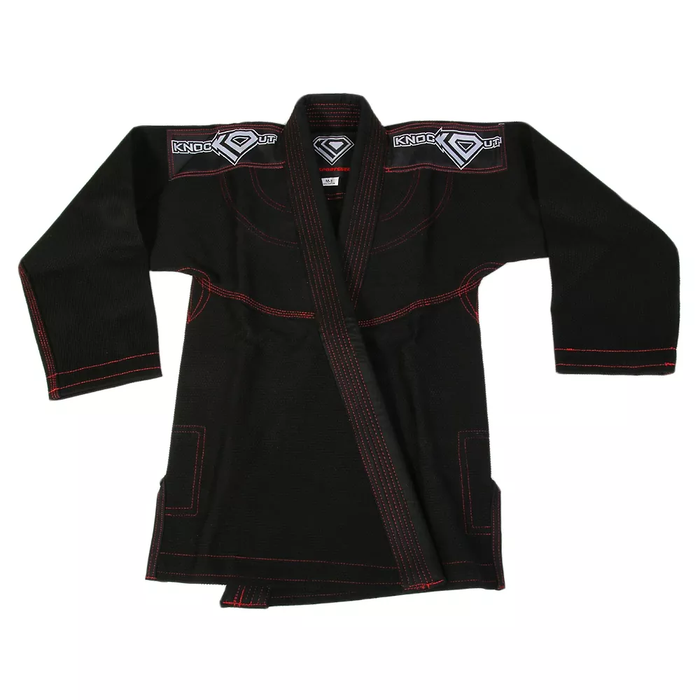KO Sports Gear's Black, Kids Gi - BJJ Kimono and Pants - For Jiu Jitsu - CLOSEOUT PRICE - Image 2