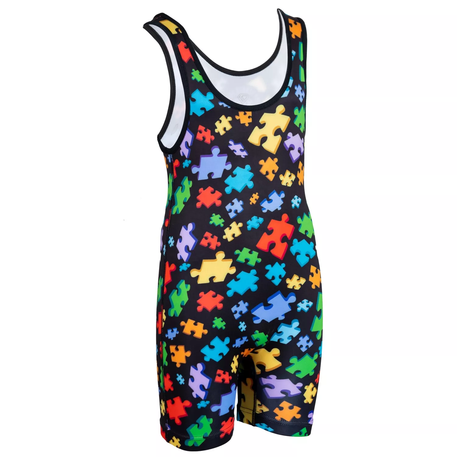 Autism Awareness Wrestling Singlet by KO Sports Gear